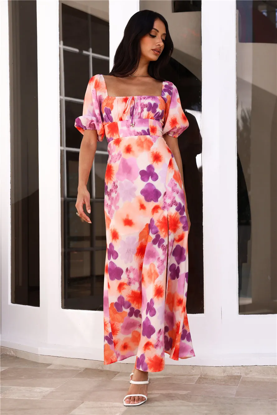 Loving Uniqueness Short Sleeve Maxi Dress Purple sold by Hello Molly product image thumbnail 3