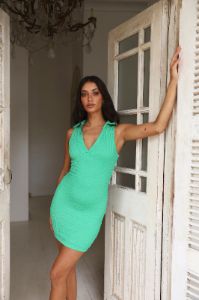 Pick It Mini Dress Green sold by Hello Molly