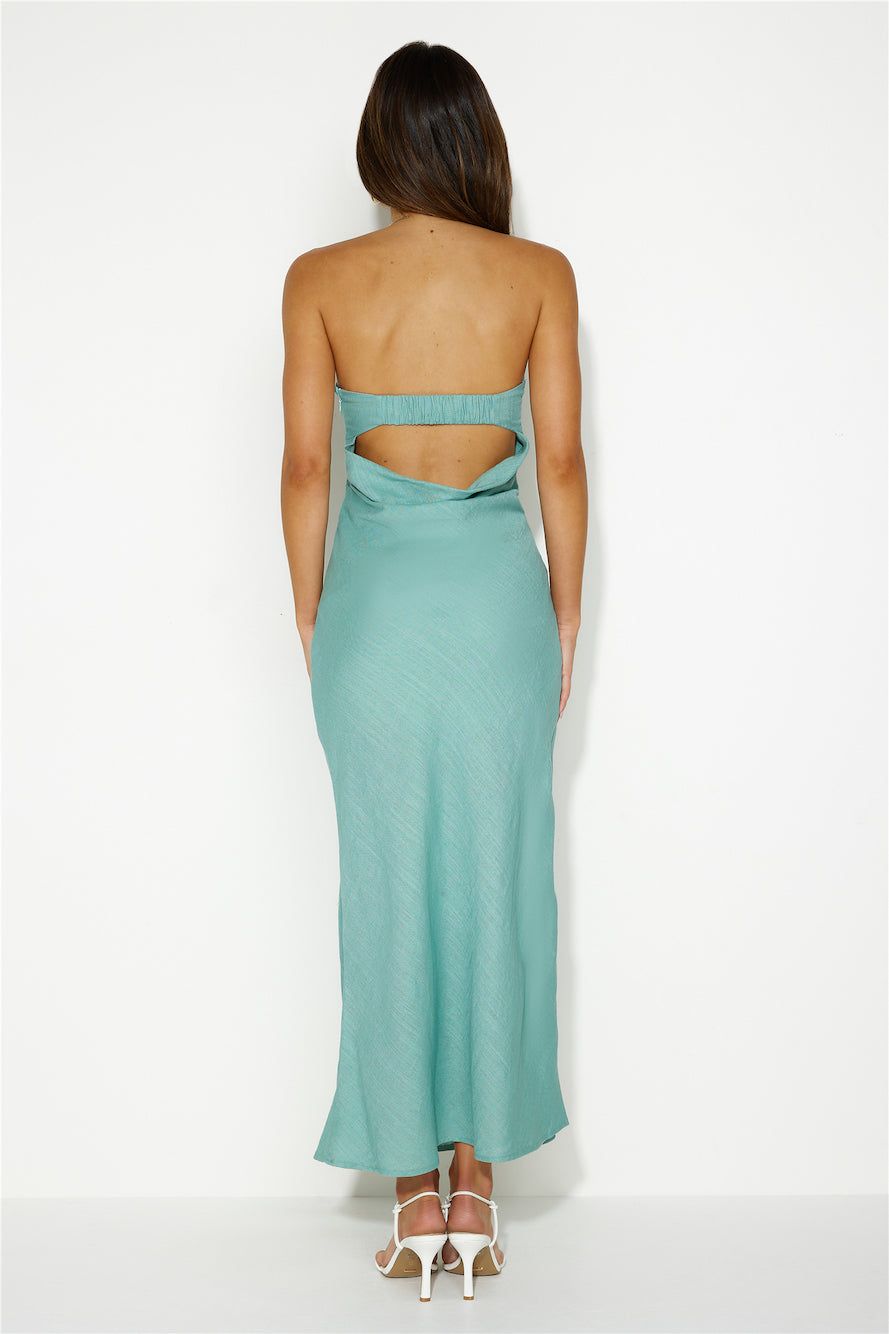 Beach Party Maxi Dress Sage sold by Hello Molly product image thumbnail 5