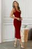 One Thing I Love Midi Dress Wine sold by Hello Molly