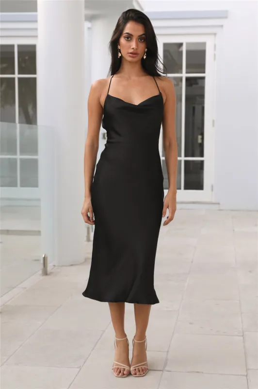 Universal Energy Maxi Dress Black sold by Hello Molly