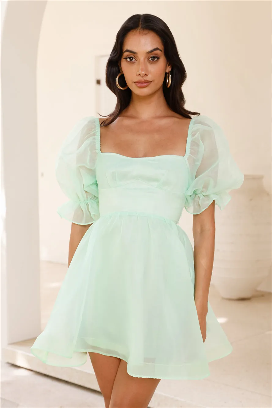 Be A Princess Mini Dress Mint sold by Hello Molly