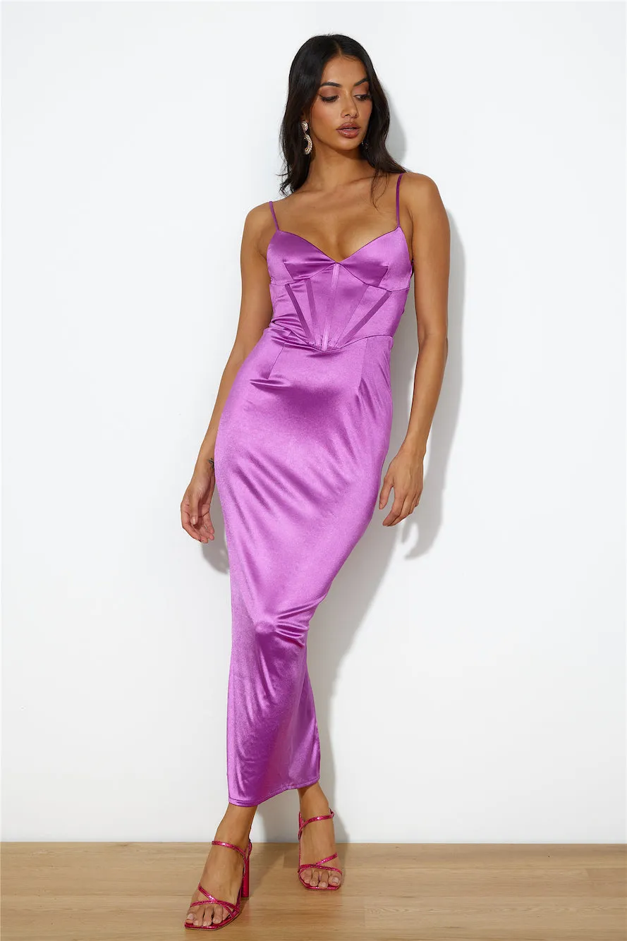 Obsessing Me Midi Dress Purple sold by Hello Molly product image thumbnail 2