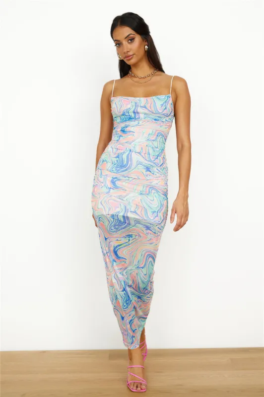Pretty Dream Maxi Dress Mint sold by Hello Molly