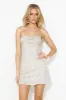Sparkles Flying Sequins Mini Dress Silver sold by Hello Molly