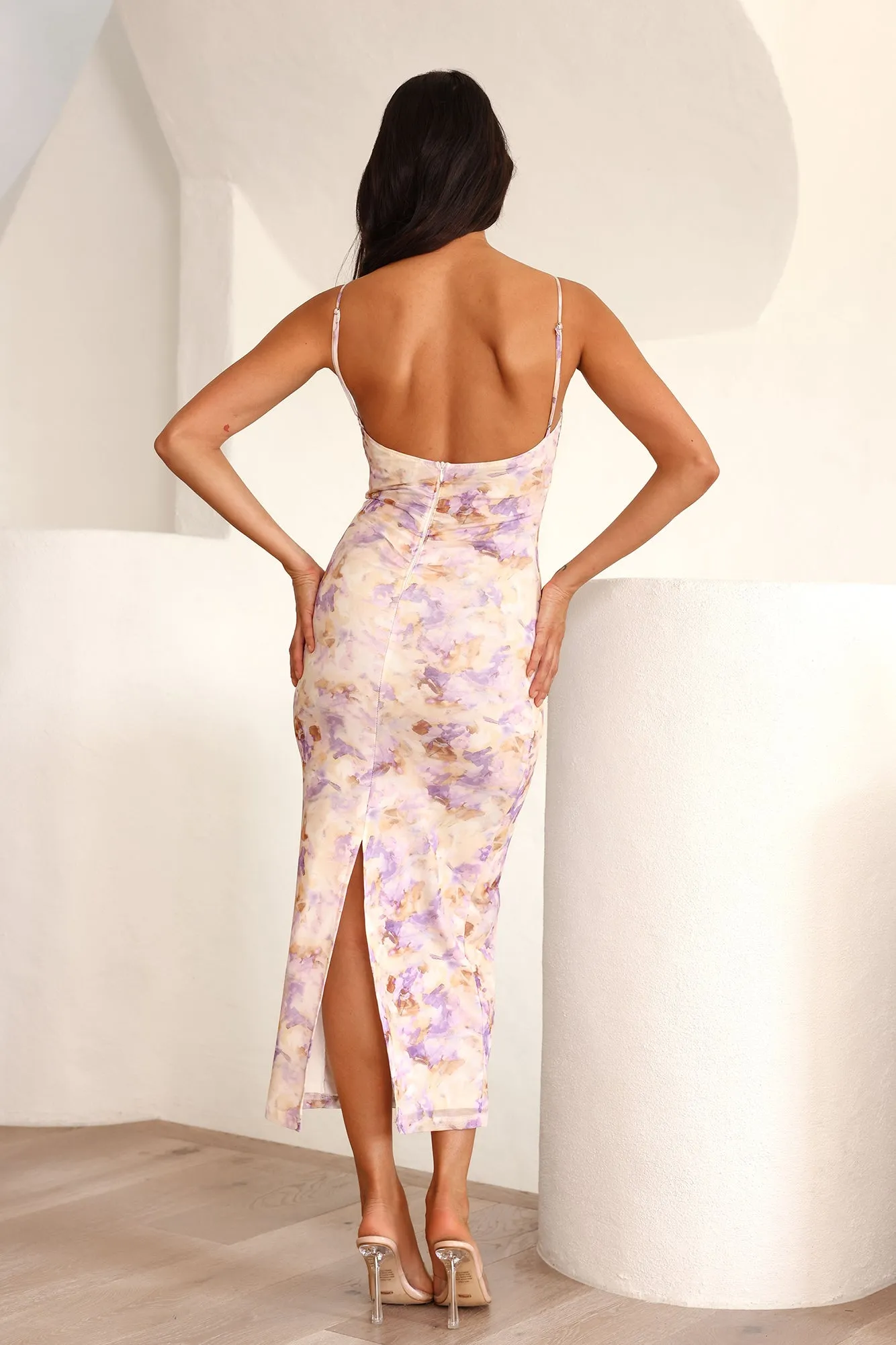 Loved The Sea Mesh Midi Dress Yellow sold by Hello Molly product image thumbnail 5