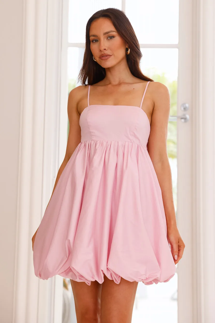 Selena Bubble Mini Dress Pink sold by Hello Molly product image thumbnail 4