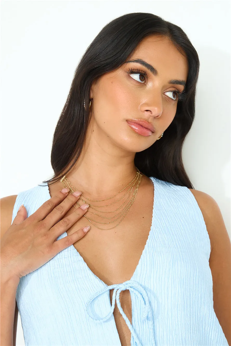 18k Gold Plated Goddess Past Necklace Gold sold by Hello Molly product image thumbnail 3