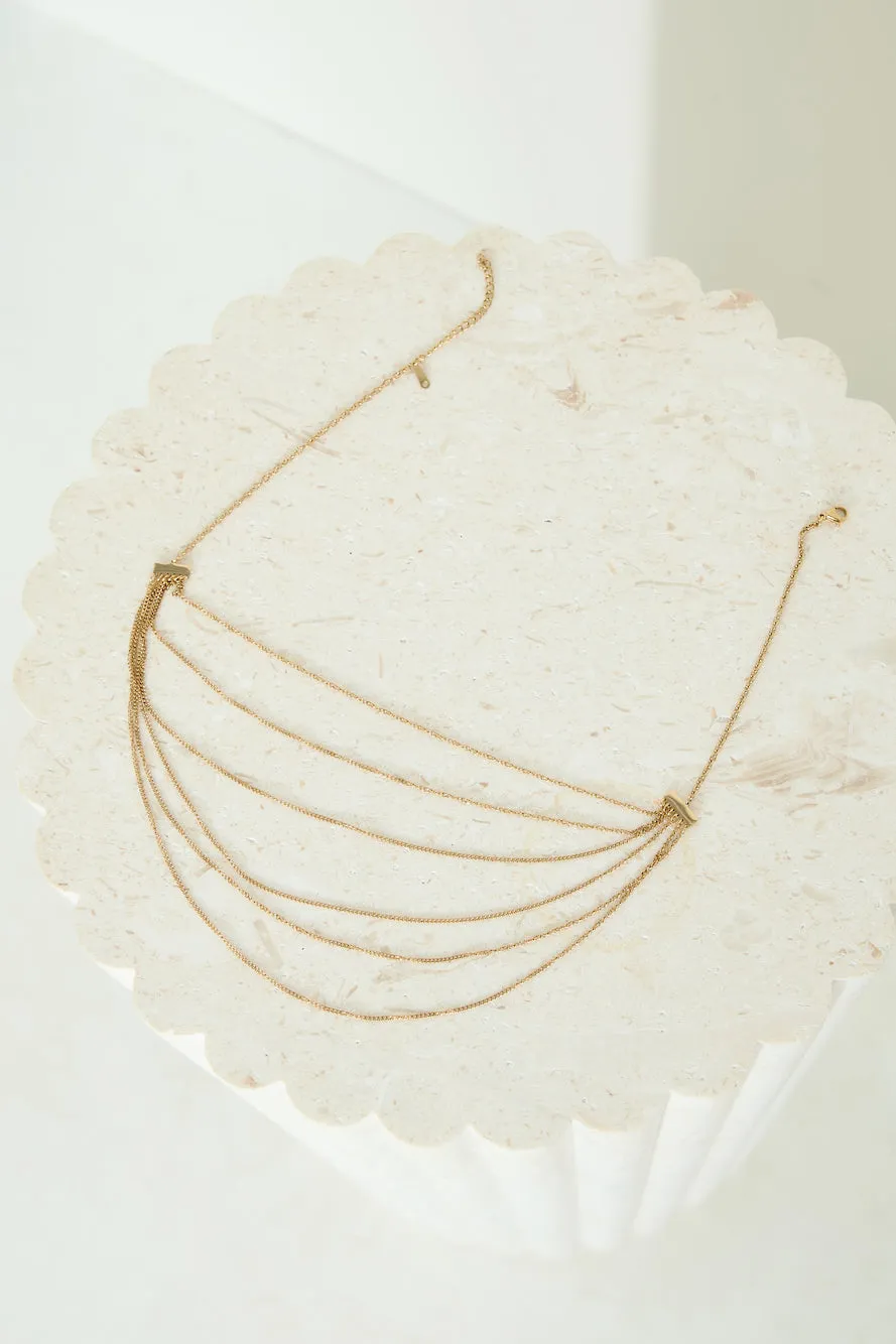 18k Gold Plated Goddess Past Necklace Gold sold by Hello Molly product image thumbnail 4