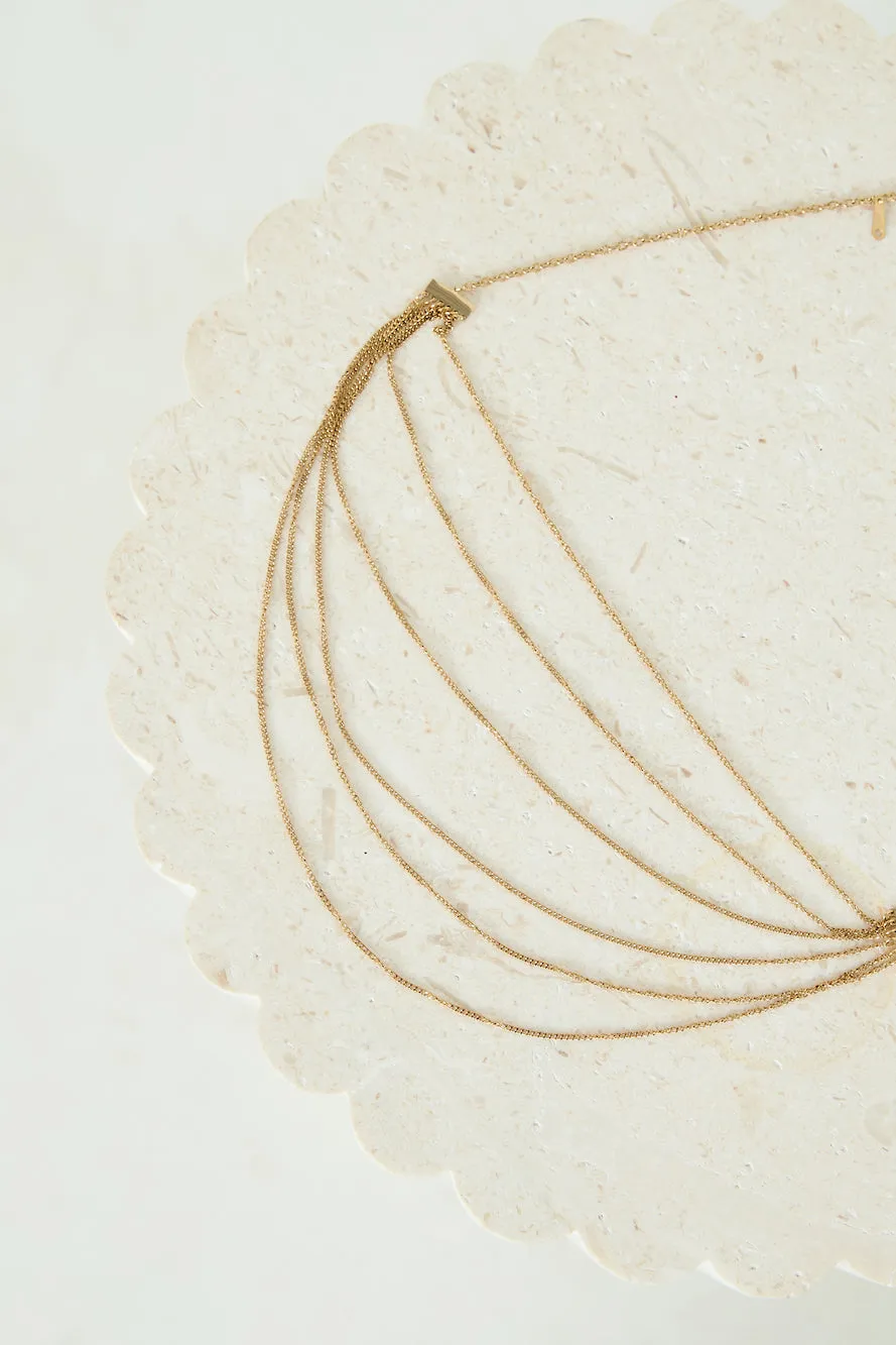 18k Gold Plated Goddess Past Necklace Gold sold by Hello Molly product image thumbnail 2