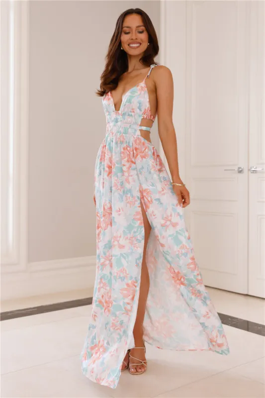 Beauty In All Maxi Dress Peach sold by Hello Molly