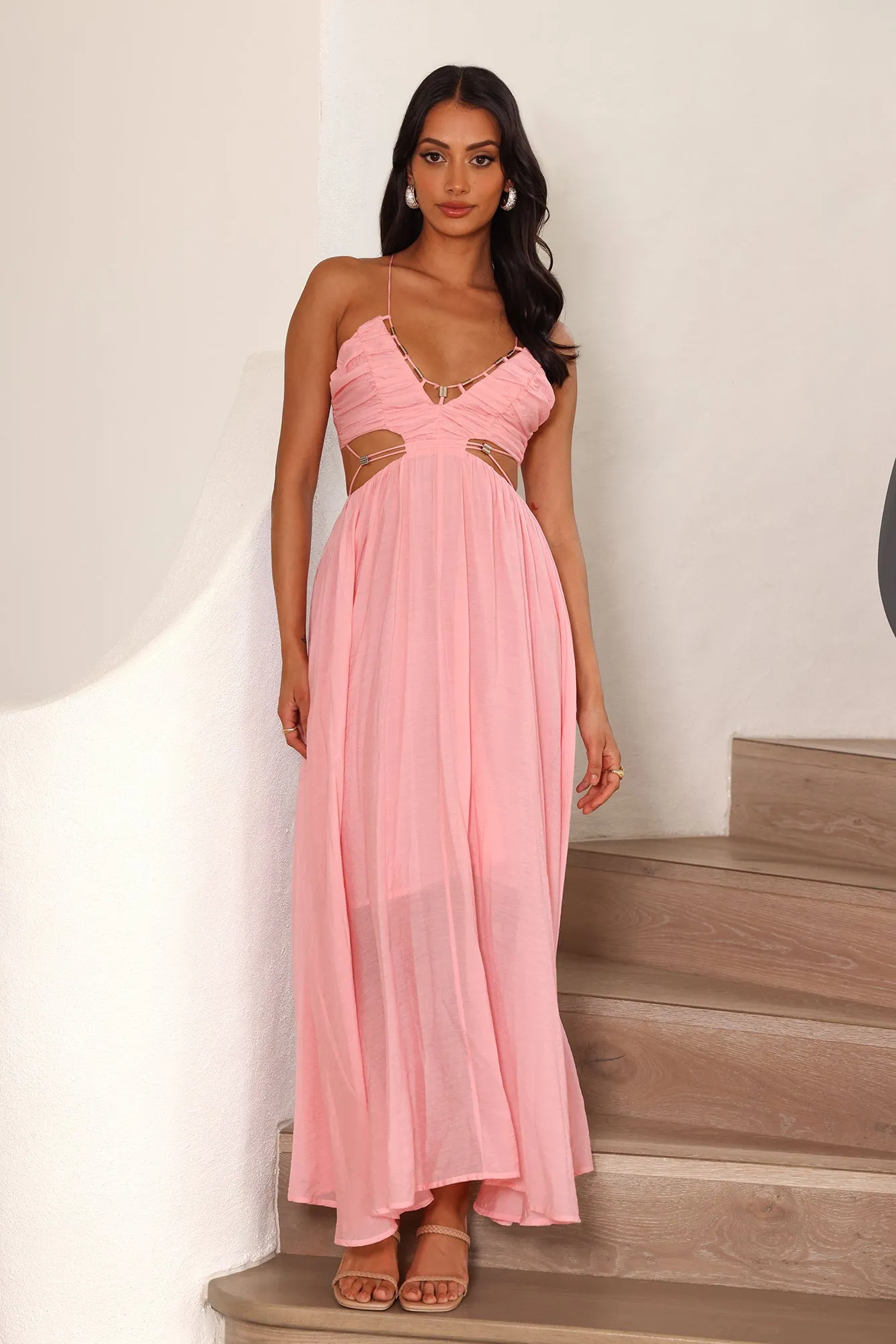 Frolicking Lover Maxi Dress Pink sold by Hello Molly product image thumbnail 3