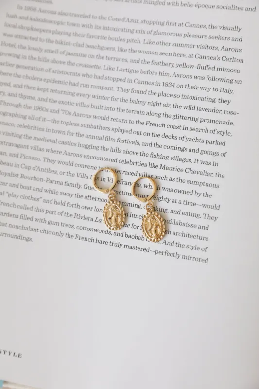 Opulent Waterfalls Earrings Gold sold by Hello Molly