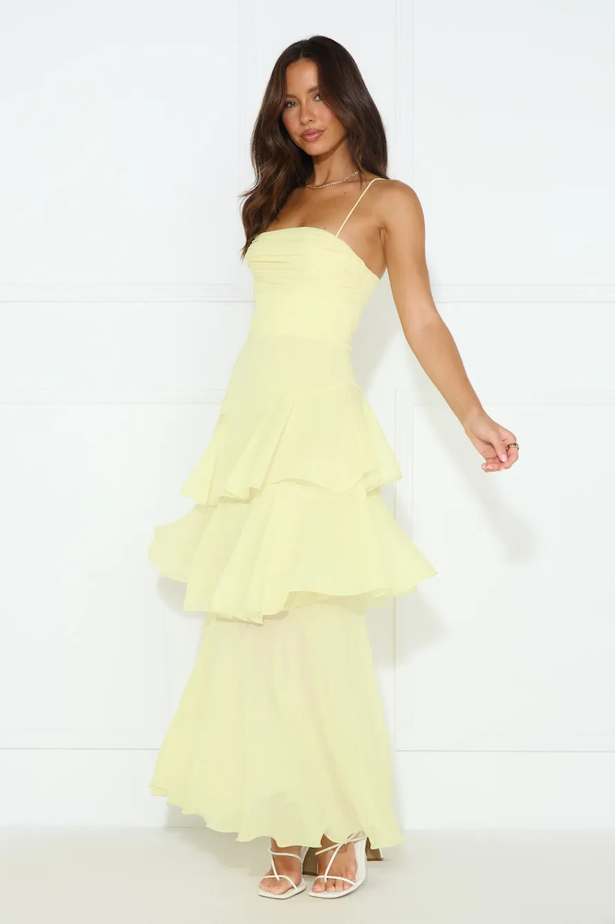 Awards For You Maxi Dress Yellow sold by Hello Molly product image thumbnail 4