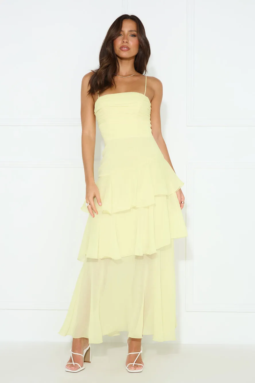 Awards For You Maxi Dress Yellow sold by Hello Molly product image thumbnail 3