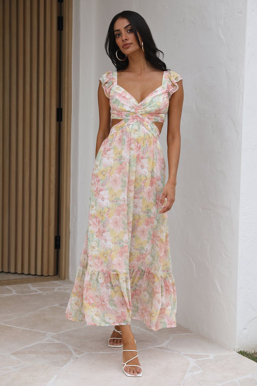 Watching Sunsets Maxi Dress Pink sold by Hello Molly product image thumbnail 3