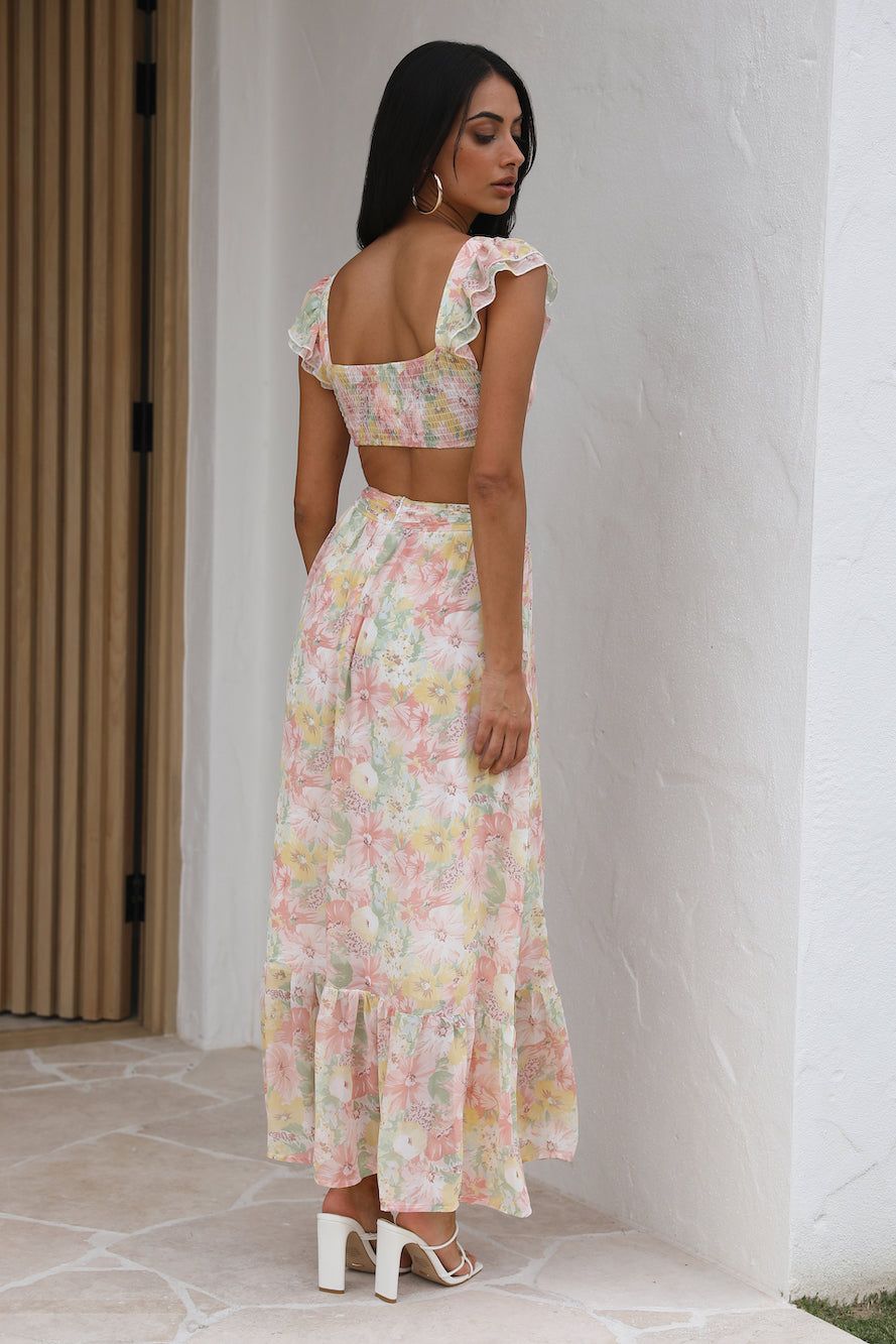 Watching Sunsets Maxi Dress Pink sold by Hello Molly product image thumbnail 4