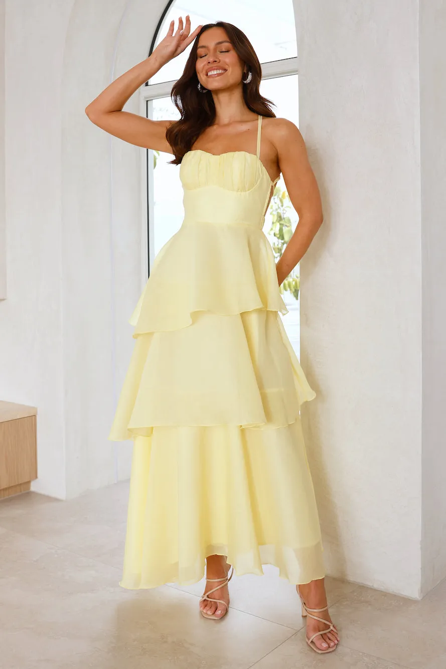 Fashion Personality Maxi Dress Lemon sold by Hello Molly