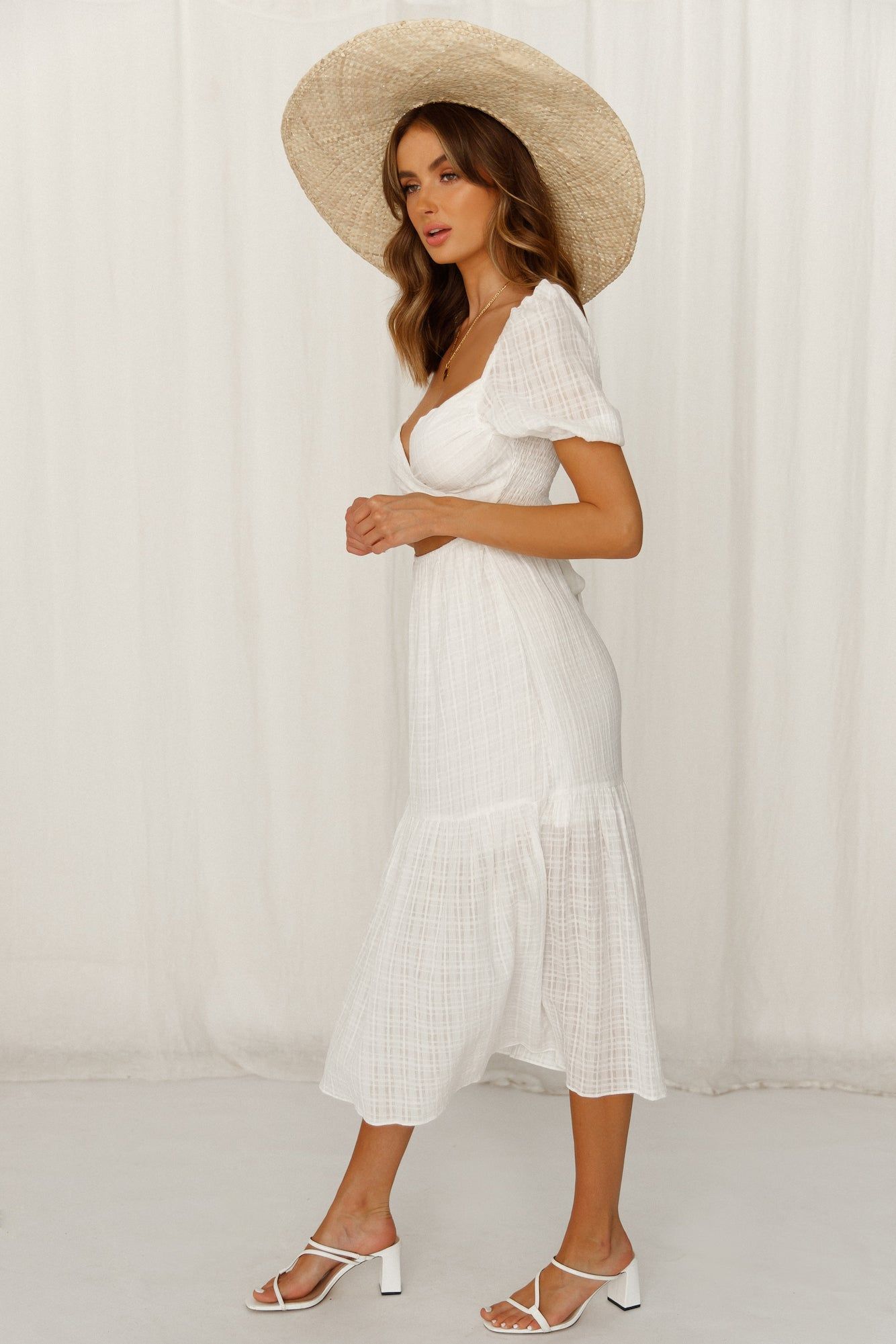 Do This My Way Midi Dress White sold by Hello Molly product image thumbnail 5