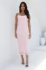 Soft And Dainty Lace Maxi Dress Pink sold by Hello Molly
