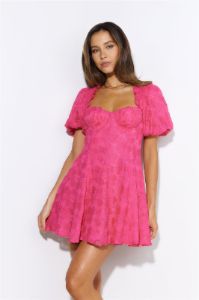Style Mission Mesh Mini Dress Pink sold by Hello Molly