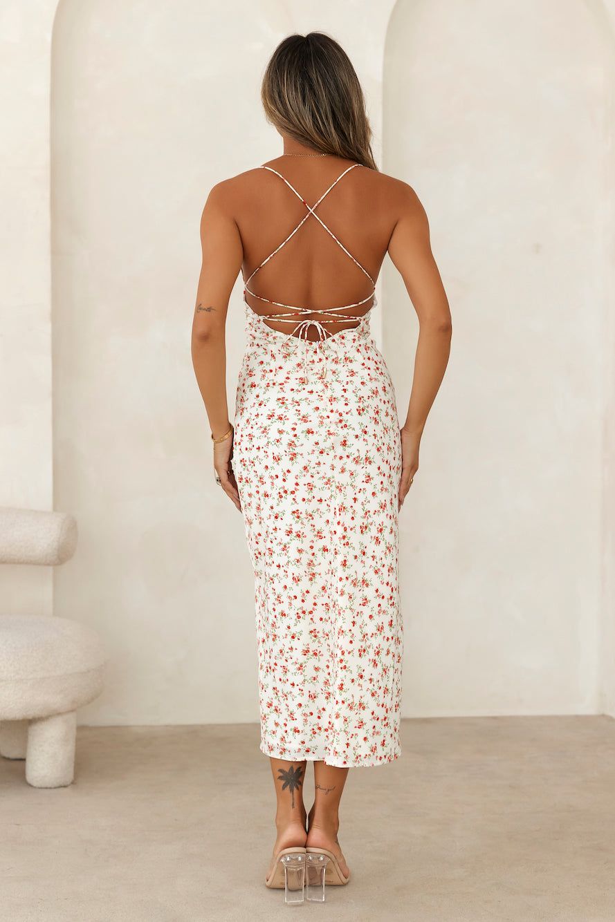 HELLO MOLLY Dreamy Eiffel Tower Date Midi Dress White sold by Hello Molly product image thumbnail 5