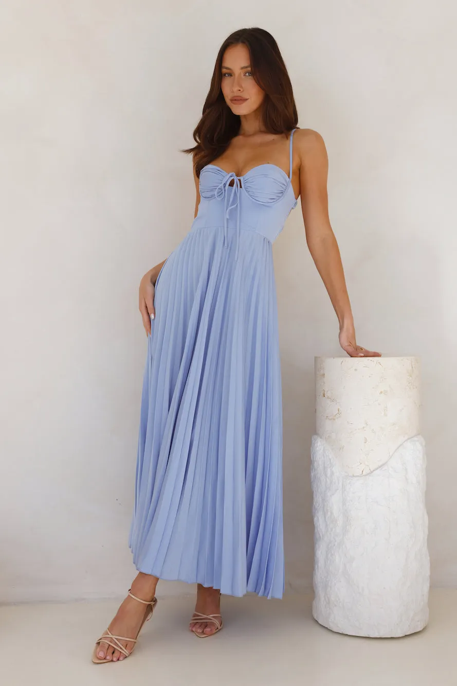 Lovely Soiree Maxi Dress Blue sold by Hello Molly product image thumbnail 4