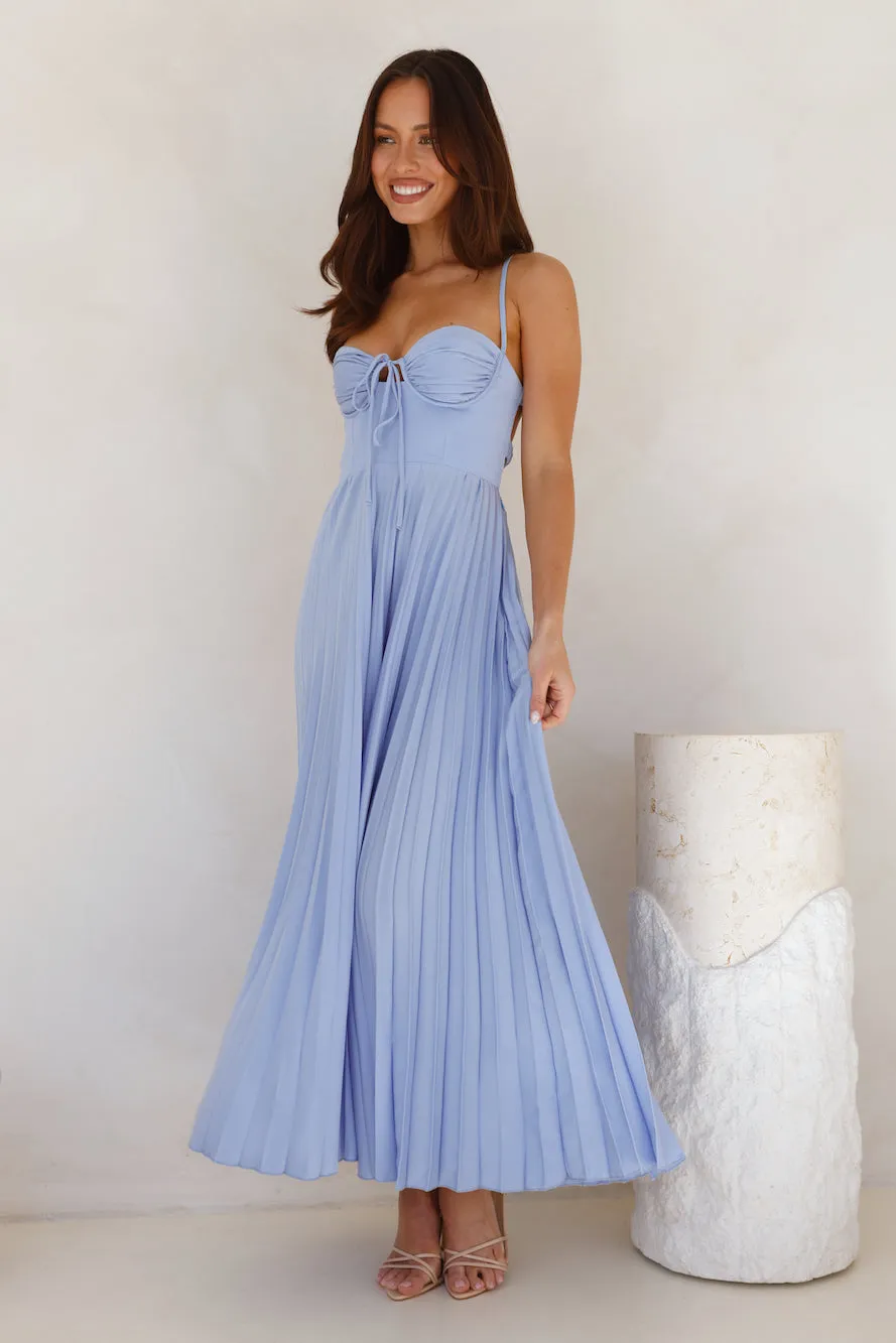 Lovely Soiree Maxi Dress Blue sold by Hello Molly product image thumbnail 5