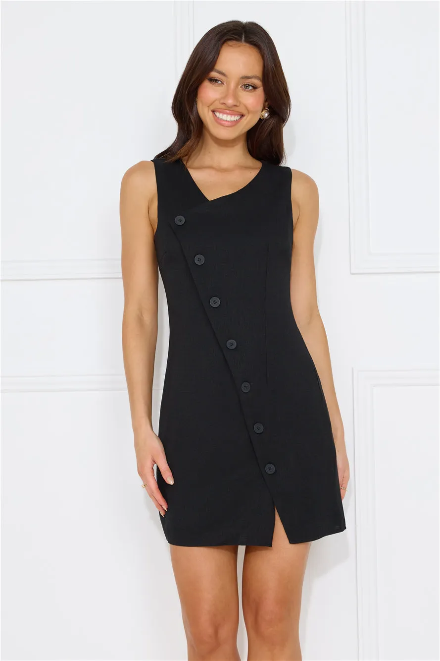 Beachside Beauty Linen Blend Mini Dress Black sold by Hello Molly product image thumbnail 3