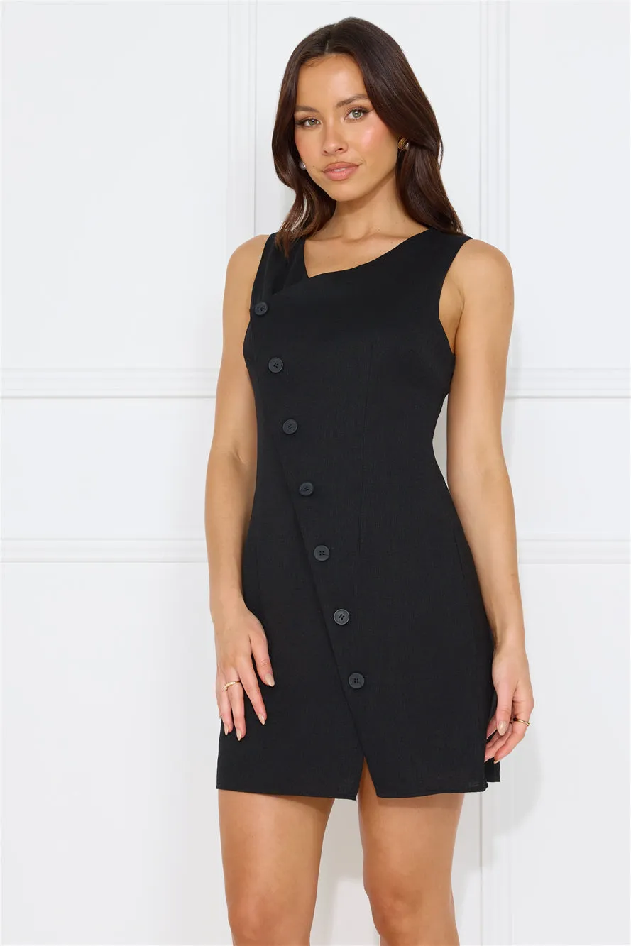 Beachside Beauty Linen Blend Mini Dress Black sold by Hello Molly product image thumbnail 5