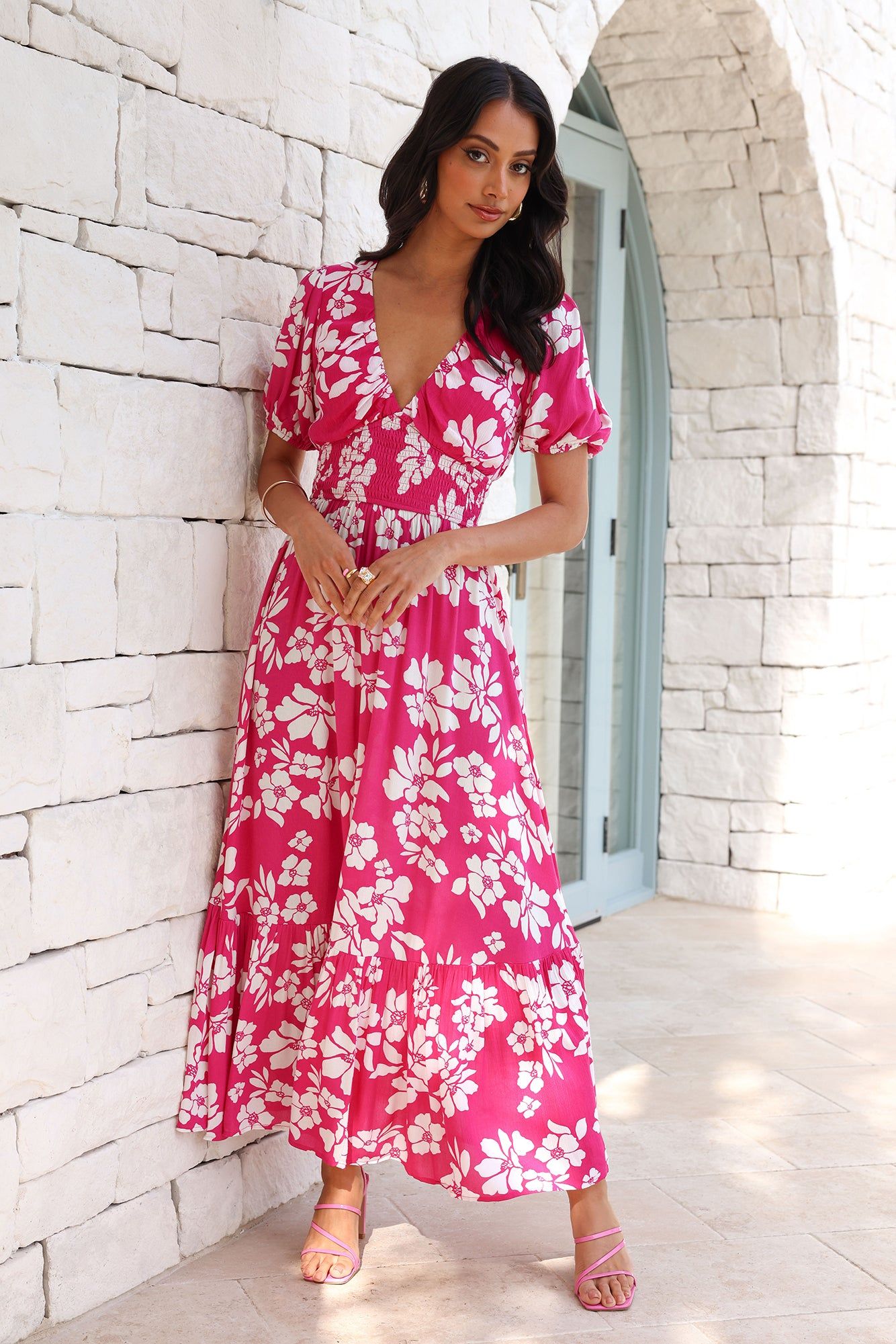 Five Star Style Maxi Dress Pink sold by Hello Molly product image thumbnail 4