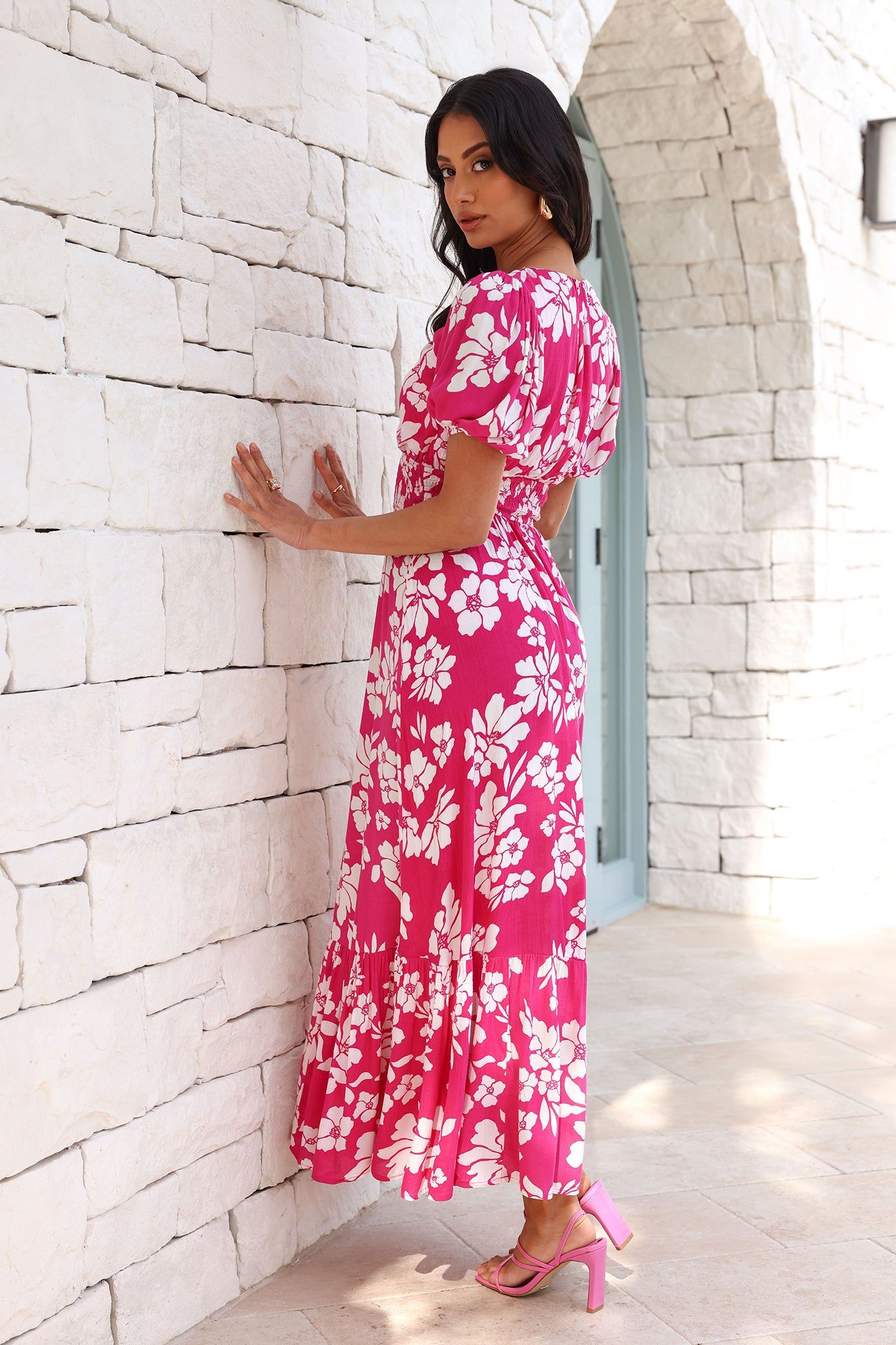 Five Star Style Maxi Dress Pink sold by Hello Molly product image thumbnail 5
