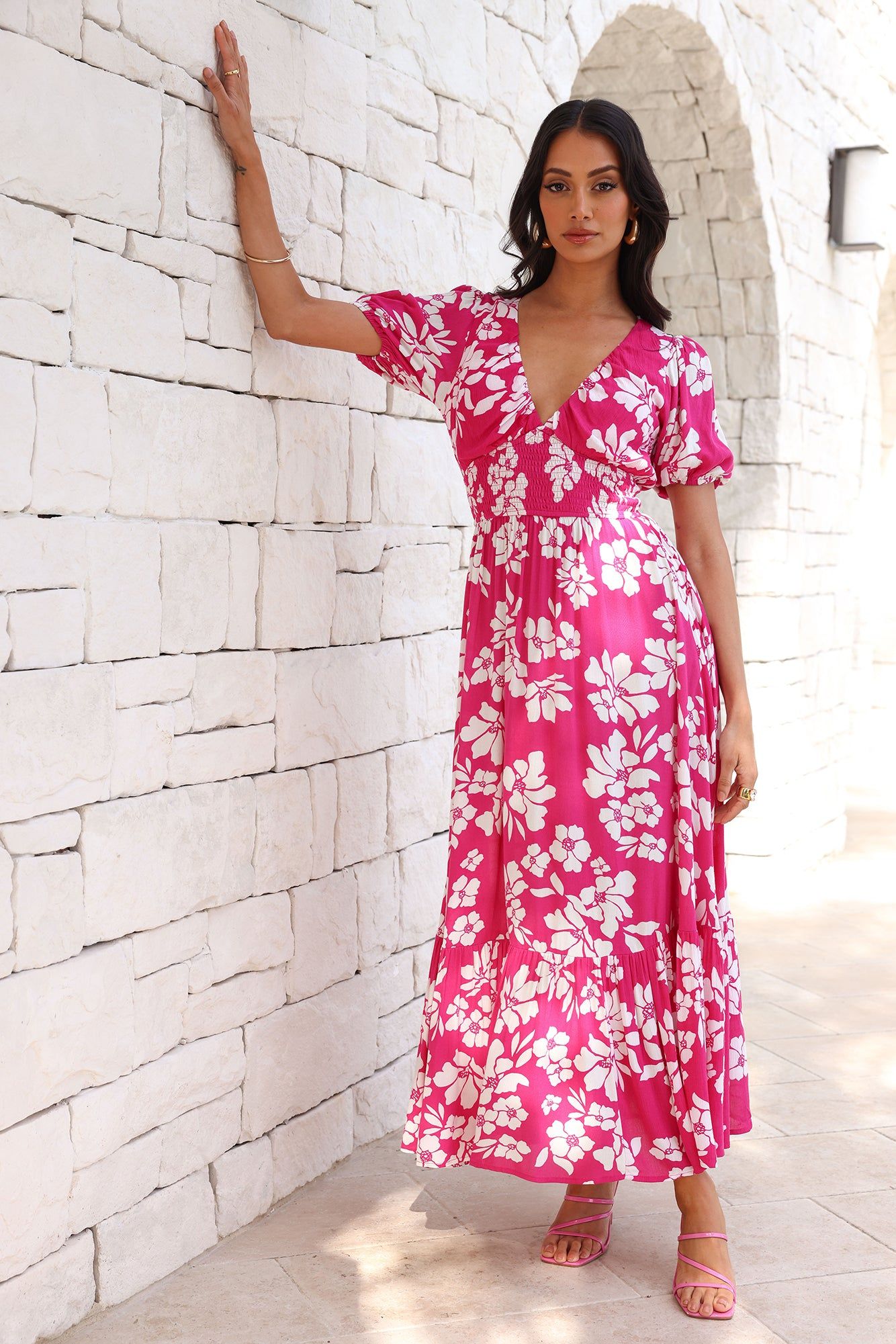 Five Star Style Maxi Dress Pink sold by Hello Molly product image thumbnail 2