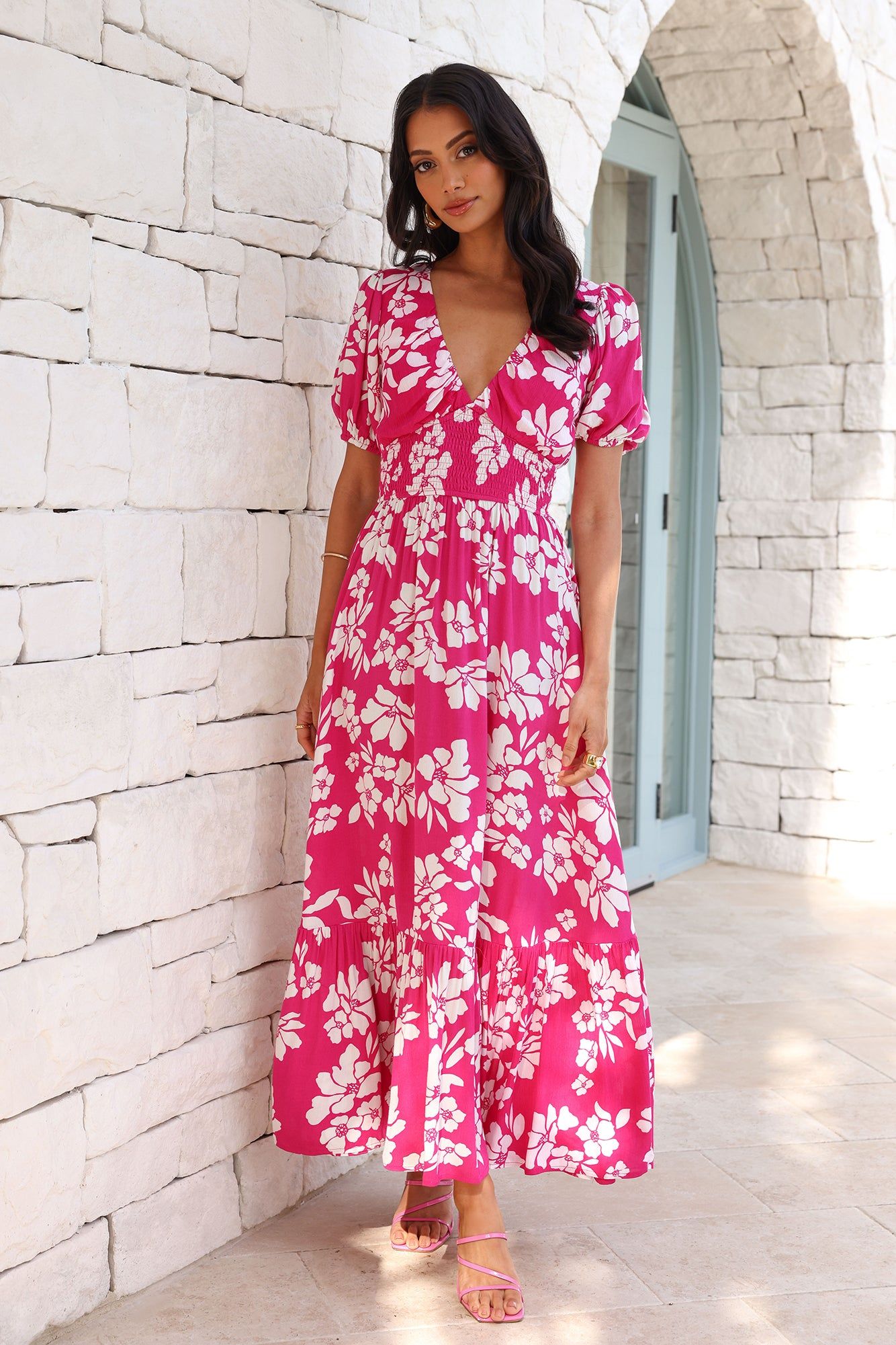 Five Star Style Maxi Dress Pink sold by Hello Molly product image thumbnail 3