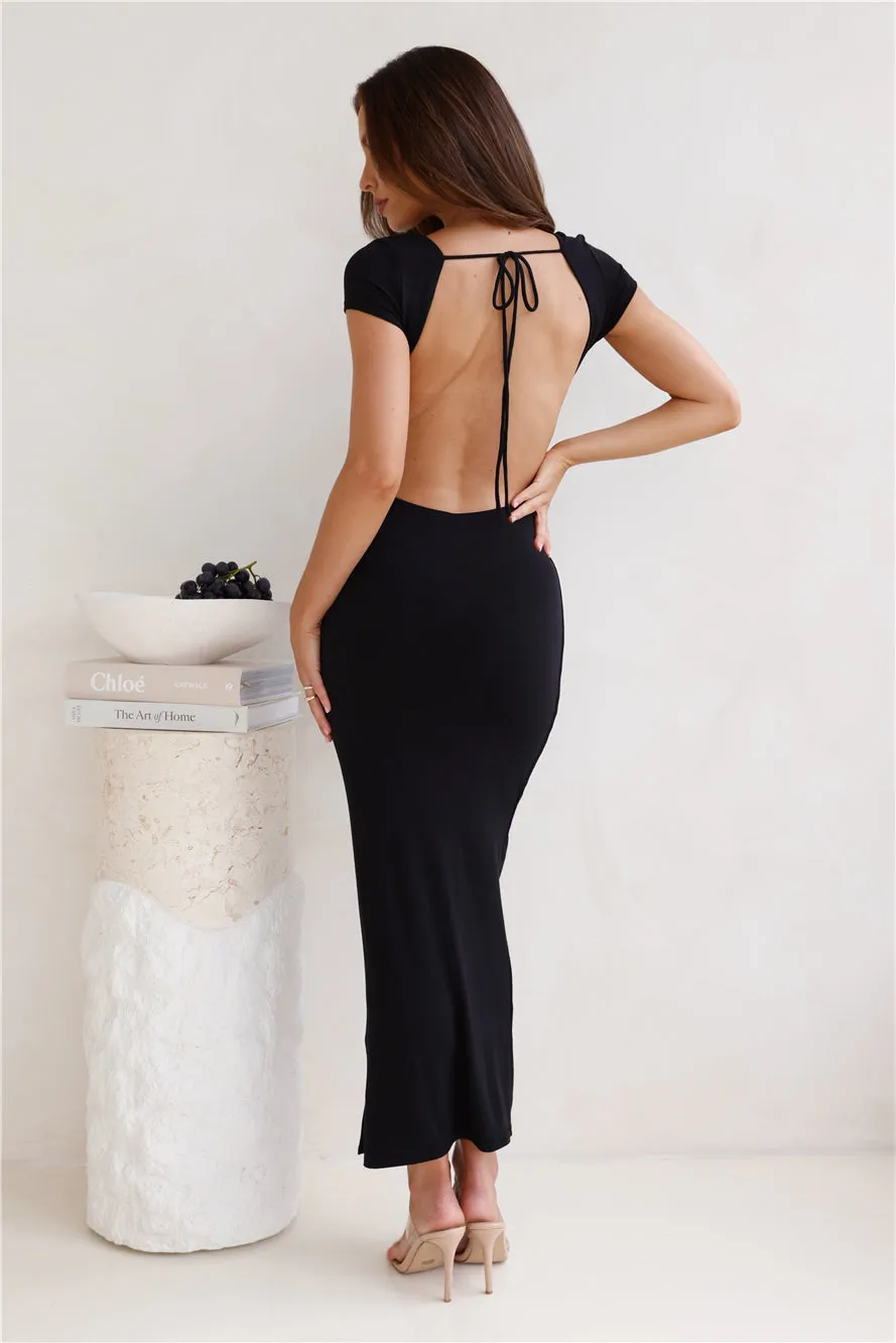 Essential Wear Midi Dress Black sold by Hello Molly product image thumbnail 5