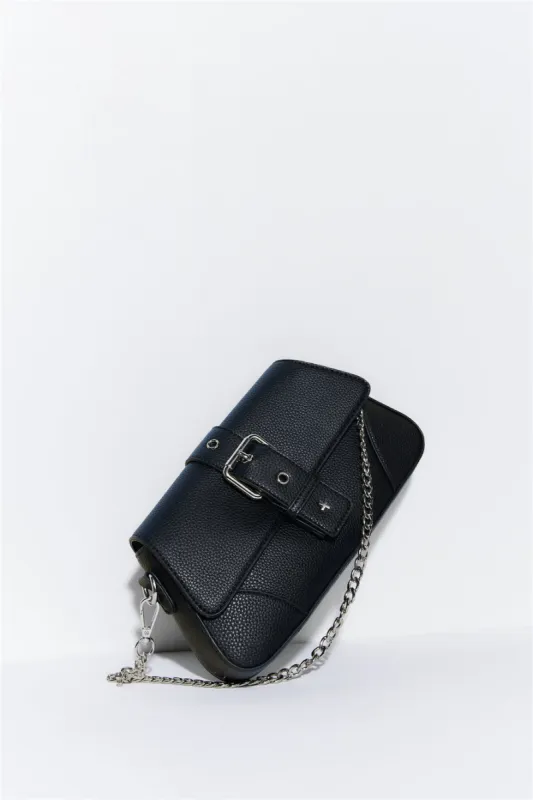PETA + JAIN Maddy Bag Black Pebble Silver sold by Hello Molly