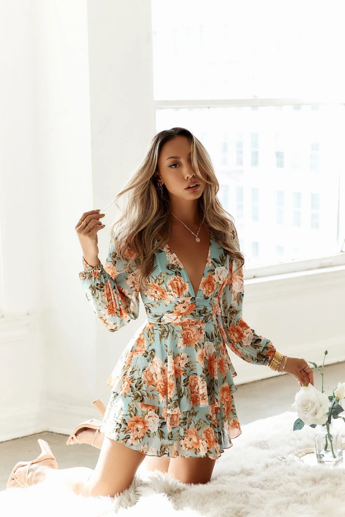 HELLO MOLLY Miami Love Dress Mint sold by Hello Molly product image thumbnail 4