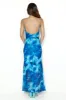 Design Worthy Mesh Maxi Dress Blue sold by Hello Molly