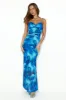 Design Worthy Mesh Maxi Dress Blue sold by Hello Molly