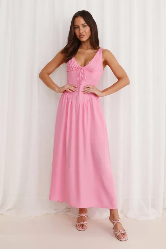 Breeze Belle Maxi Dress Pink sold by Hello Molly