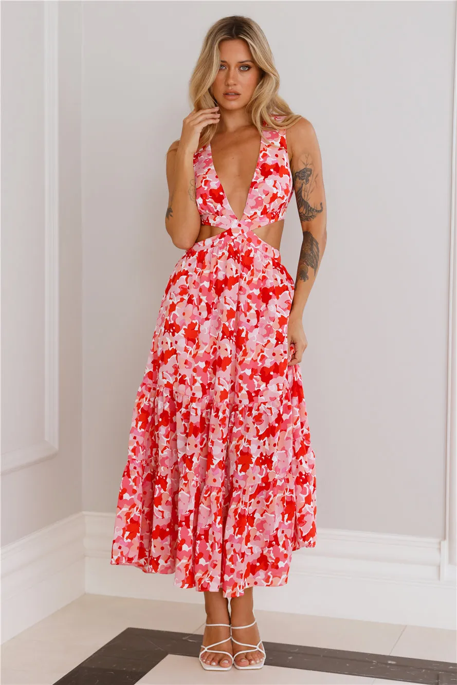 Mixing Love Maxi Dress Pink sold by Hello Molly product image thumbnail 2