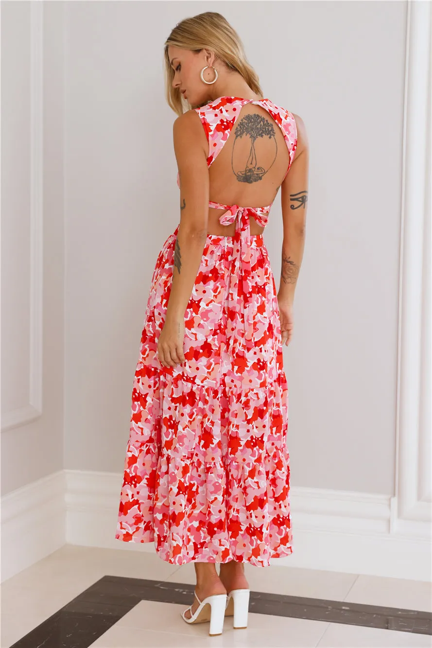 Mixing Love Maxi Dress Pink sold by Hello Molly product image thumbnail 3