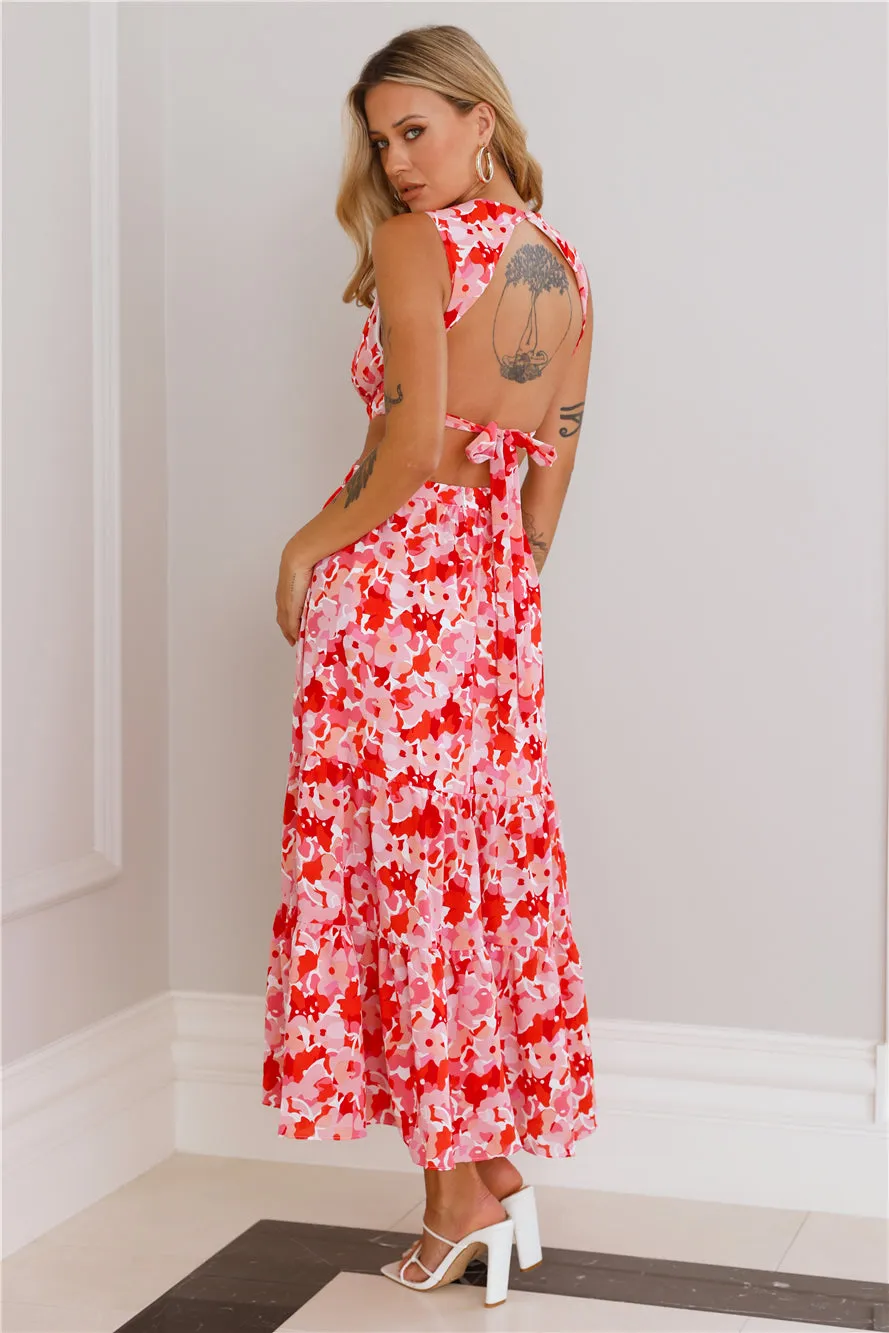 Mixing Love Maxi Dress Pink sold by Hello Molly product image thumbnail 4