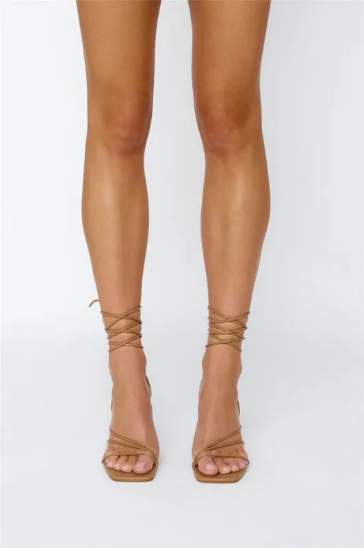 BILLINI Ronan Heels Toffee sold by Hello Molly