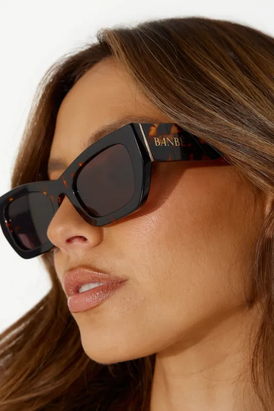 BANBE The Iman Sunglasses Amber Tort sold by Hello Molly