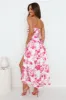 Wild Blooms Strapless Maxi Dress Pink sold by Hello Molly