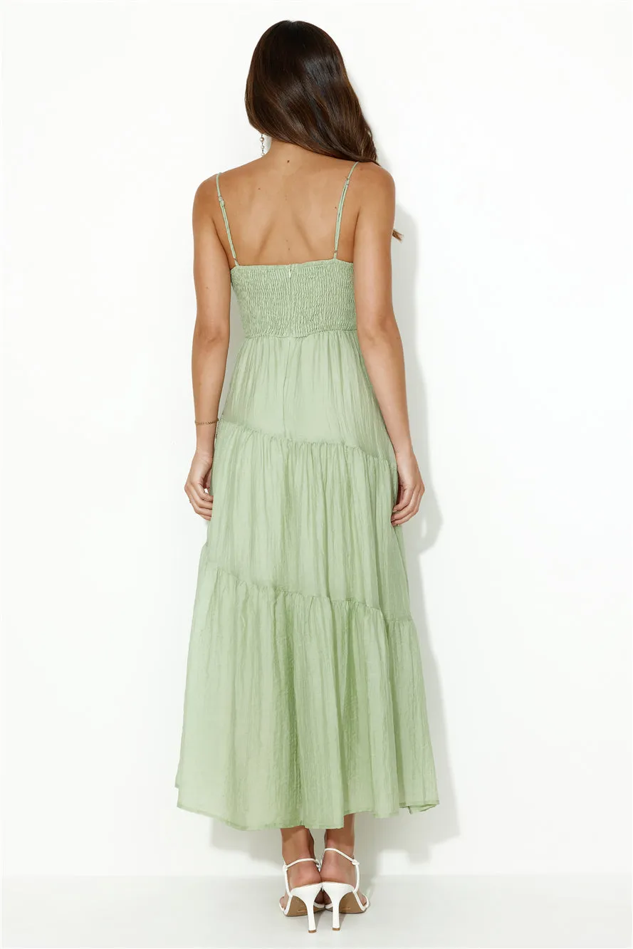 Summer Feels Maxi Dress Green sold by Hello Molly product image thumbnail 5