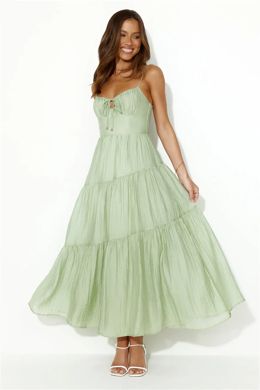 Summer Feels Maxi Dress Green sold by Hello Molly product image thumbnail 2
