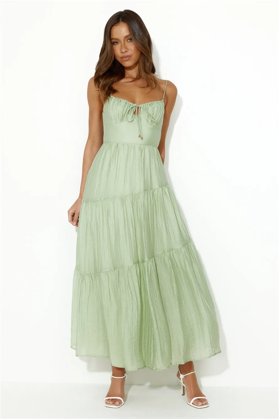Summer Feels Maxi Dress Green sold by Hello Molly product image thumbnail 3