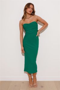 Newest Design Midi Dress Green sold by Hello Molly